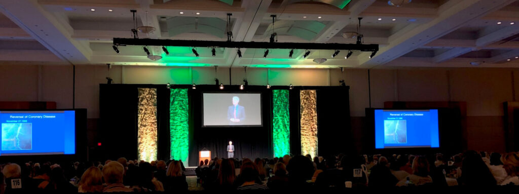 Dr. Caldwell Esselstyn at Healthy for a Lifetime plant-based conference in Omaha